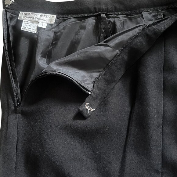 Adrianna Papell Women's Slitted Column Full-Length Elegance Evening Maxi Skirt 8 - Picture 8 of 10